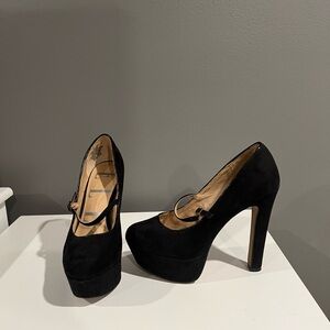 Mary Jane style platform shoes